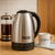 Pava Eléctrica Con Corte Para Mate O Café 1.8 Lts Premium - comprar online