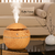Humidificador Simil Madera Aromatizador Difusor Led Redondo - comprar online