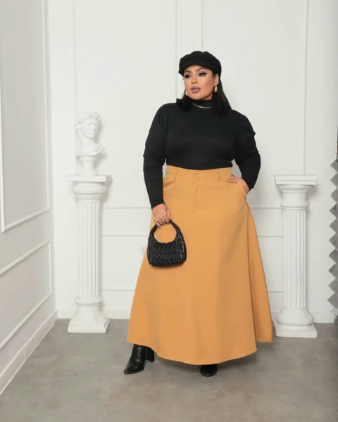 Saia Alfaiataria Plus Size