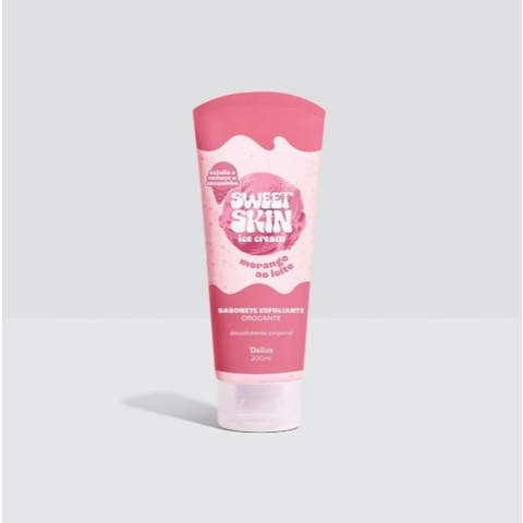 SABONETE ESFOLIANTE CROCANTE (MORANGO AO LEITE) – SWEET SKIN ICE CREAM - DAILUS - comprar online