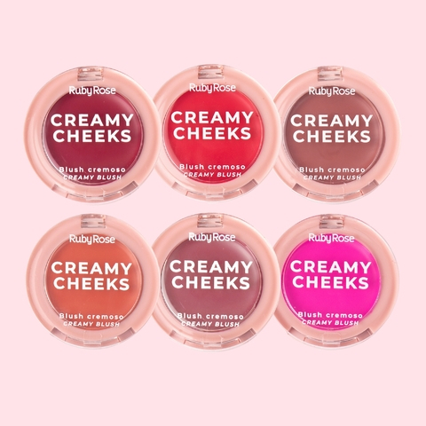 Blush Cremoso Creamy Cheeks Ruby Rose - Toque Suave e Natural