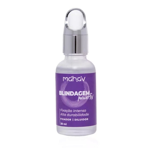 Blindagem Power Fix Mahav 30ml - Fixador Intensa, fórmula leve e cristalina