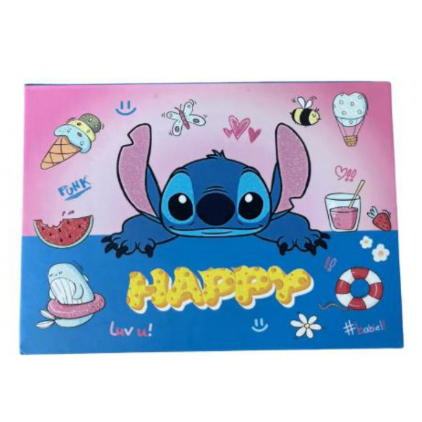 Paleta iluminador+ blush Stitch com 6 cores