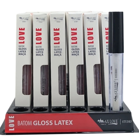 Batom Líquido Vegano Gloss Latex Maça - Max Love