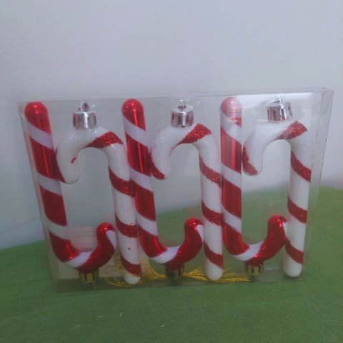 Bastones navideños tradicionales x6