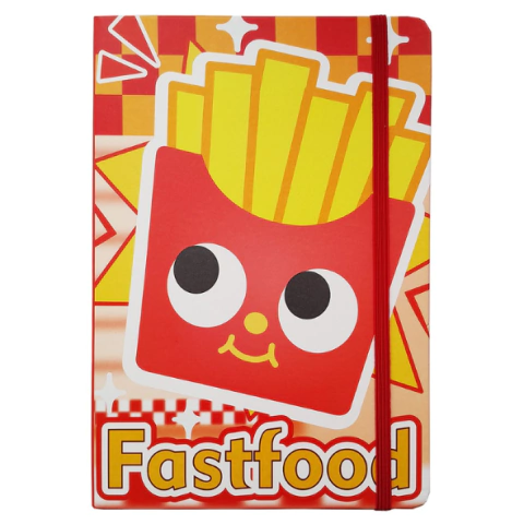 Caderno Fast Food Cute | Lovely - Papelaria Fofa - loja online