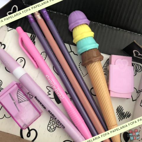 Kit Escolar Pastel Trend | Papelaria Fofa - loja online