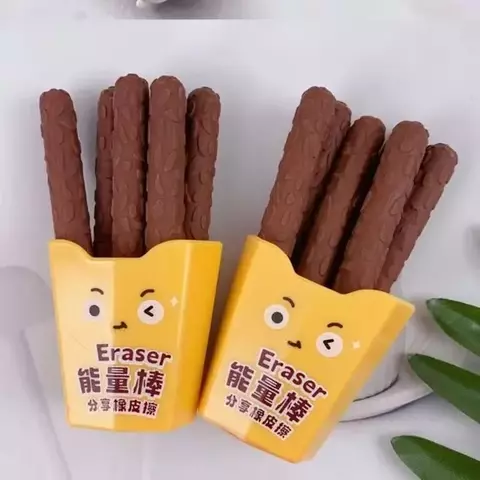 Borracha Divertida Palitinhos de Chocolate | Papelaria Fofa
