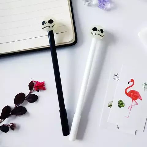 Caneta Gel Halloween Jack Skellington | Papelaria Fofa - comprar online