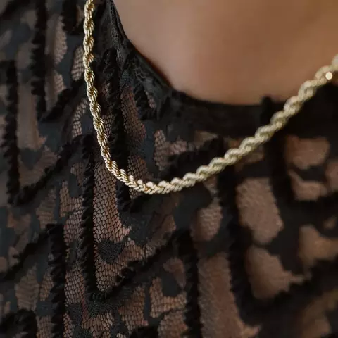 Colar Baiano Clássico Banhado a Ouro 18k