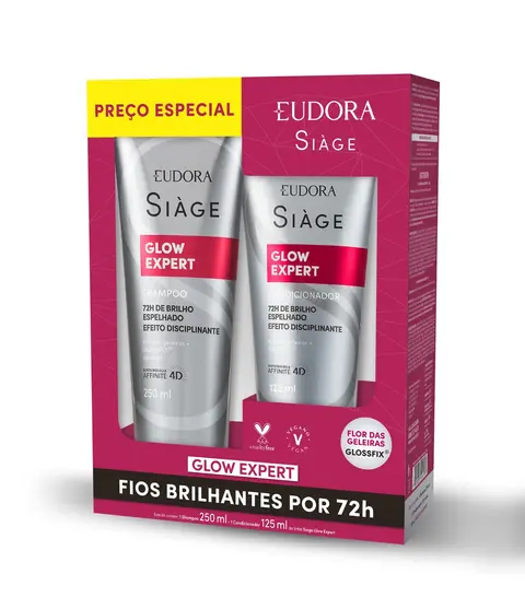 Siàge Kit Shampoo e Condicionador Glow Expert
