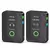 Lekato Ms-02 2.4G recarregável sem fio fone de ouvido monitor transmissor recep