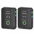 Lekato Ms-02 2.4G recarregável sem fio fone de ouvido monitor transmissor recep