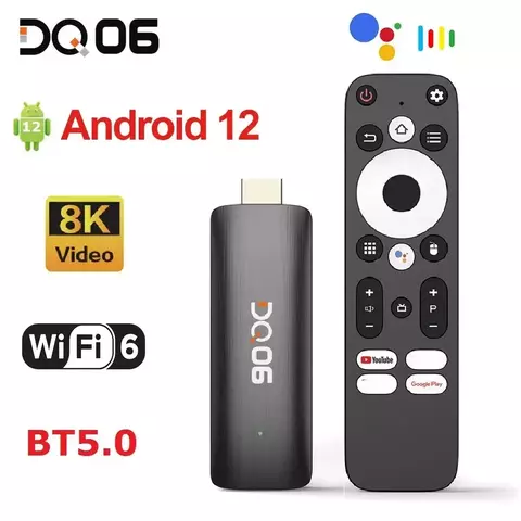 DQ06 TV Stick – Android 12, 8K, Quad-Core - comprar online
