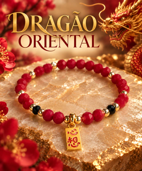 Pulseira Dragão Oriental