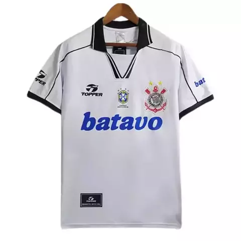 Camisa Retrô Corinthians Batavo I 1999 - Branco