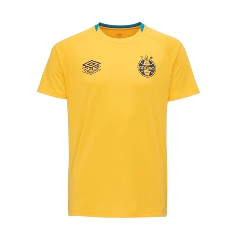 Camisa Grêmio Treino 25/26 - Torcedor Umbro Masculina - Amarela