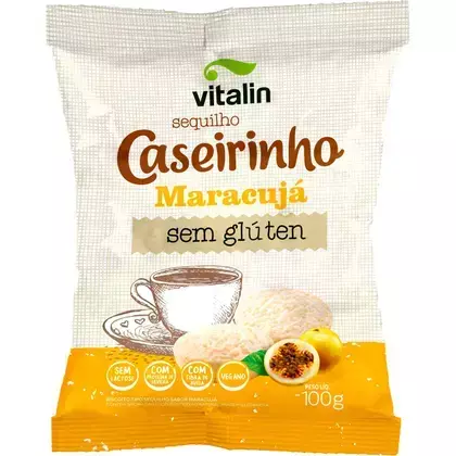 VITALIN CASEIRINHO SEQUILHO MARACUJA S/G 100G