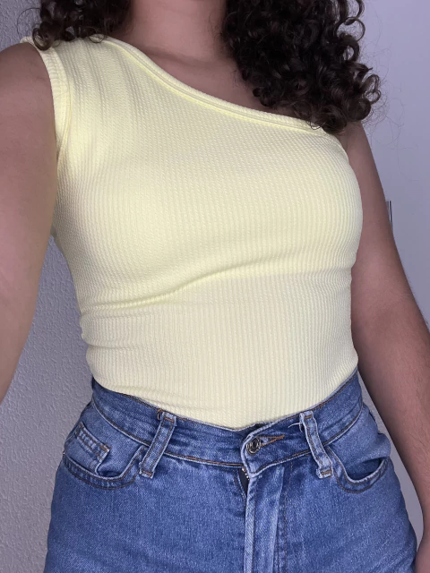 Body Mula Manca Amarelo Mantega - comprar online