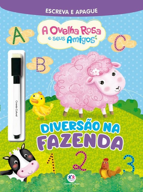 A ovelha rosa e seus amigos - Diversão na Fazenda - Escreva e Apague