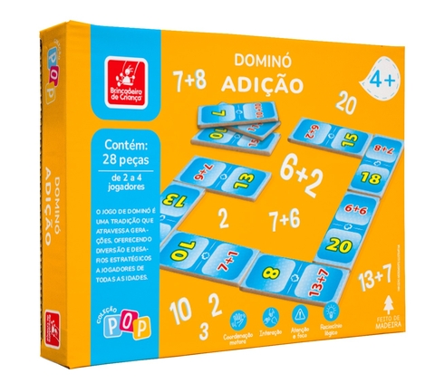 Coleção Pop - Dominó Adição