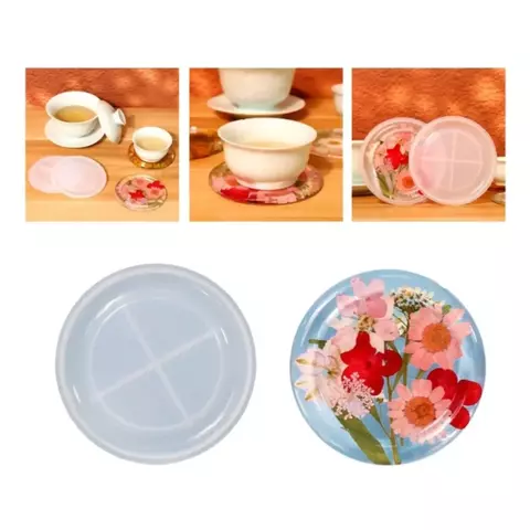 Molde Silicona PosaVasos Pocillo Café