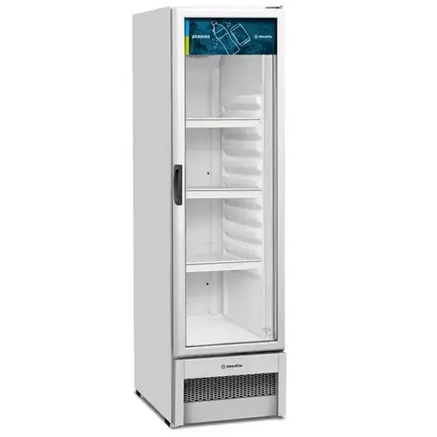 Expositor Vertical con Puerta de Vidrio 326 Litros Metalfrio VB28R Blanco 220V