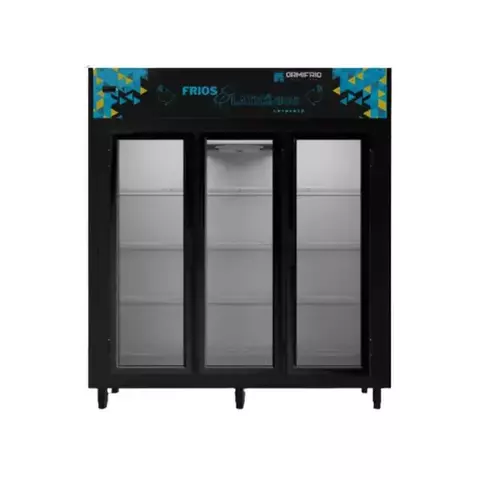 Exhibidora Refrigerada Auto Servicio 3 Puertas – Ormifrio ASI 160 Slim