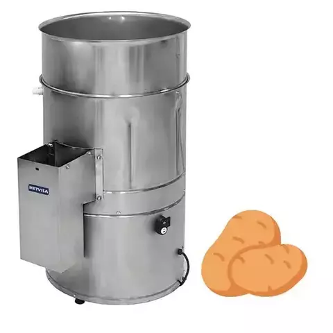 Peladora de Papas Profesional 6 kg - DB6 - Metvisa