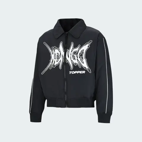 Campera Topper Bomber Sound Kotk Hombre Negro