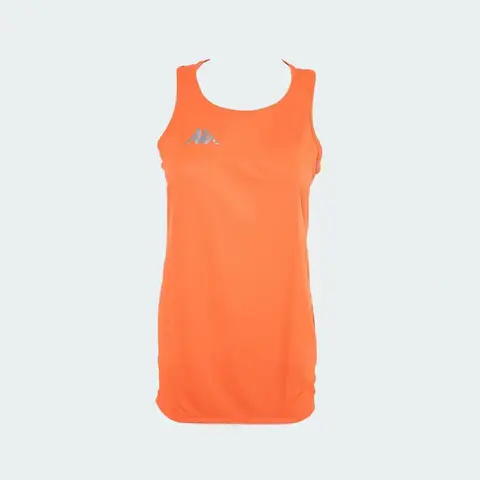 Musculosa Kappa Kombat Run Gopin 2 Mujer Coral Neón