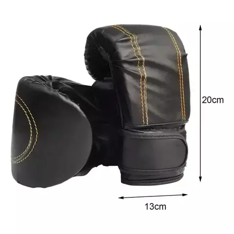 Luva Boxe Treinamento Ring Monster Proteção Couro Qualidade