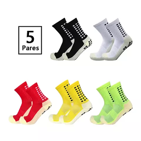 Meias de futebol de cano médio, Meias esportivas masculinas, Meias grossas de t