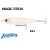 Isca Artificial Lucky Nelson Nakamura Magic Stick 80 Cor 101 (opaca osso) na internet