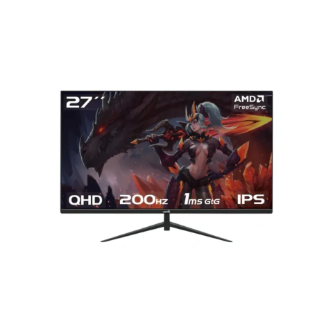 Monitor Gamer 27" QHD 200Hz Raptor Hawk Eye 2K IPS