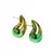 Aretes En Forma De Gota Bicolor - comprar en línea