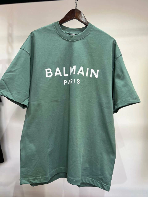Playera Balmain verde - comprar en línea