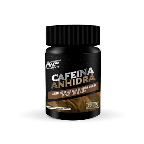 Cafeina Anhidra pura 70 grs importada de ALEMANIA