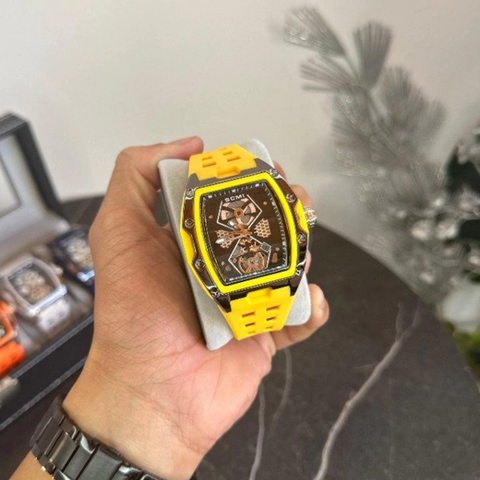 RELOJ IMPORTADO PREMIUM AMARILLO