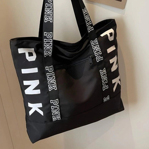 CARTERA PINK NEGRA