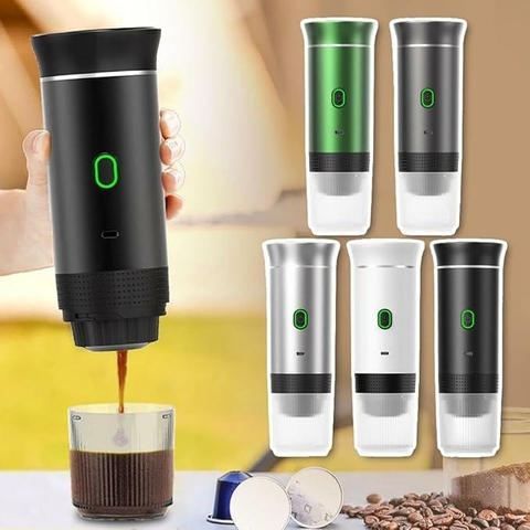 Cafetera Expresso Electrica Portable 3 En 1 USB-C Multi capsula
