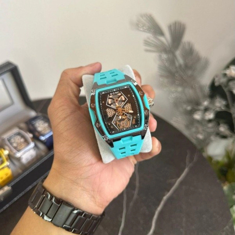 RELOJ IMPORTADO PREMIUM CELESTE