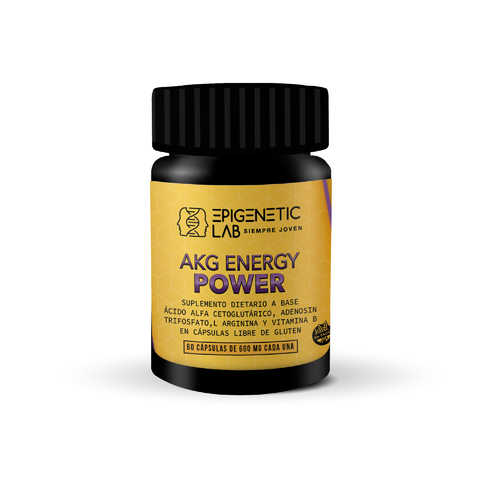 AKG ENERGY POWER X 60 CAPSULAS DE 600 MG SIN TACC