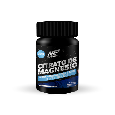 CITRATO DE MAGNESIO X 60 CÁPSULAS DE 600 MG SIN TACC