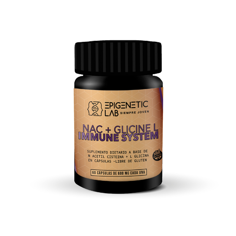 NAC + GLICINE L INMUNE SYSTEM X 60 CAPSULAS DE 600 MG SIN TACC