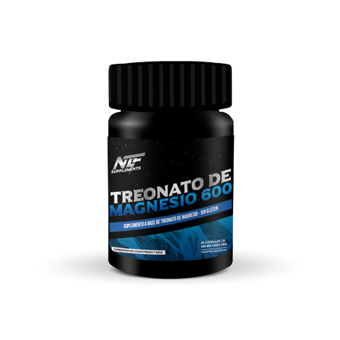 TREONATO DE MAGNESIO X 100 CÁPSULAS DE 600 MG SIN TACC