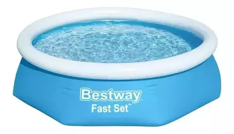 Pileta Inflable Redonda Bestway 57448 De 244cm X 61cm