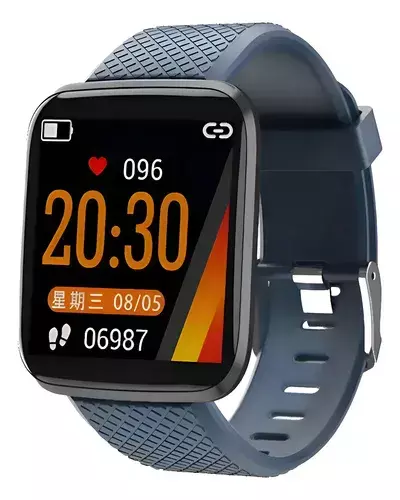 Reloj Gtc Smartwatch Swg-003-a Azul Milanés Amarillo Verde Oscuro