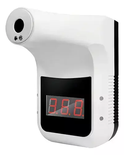 Termometro Automatico De Pared Gadnic 350g Sensor Infrarrojo Pantalla Digital Recargable