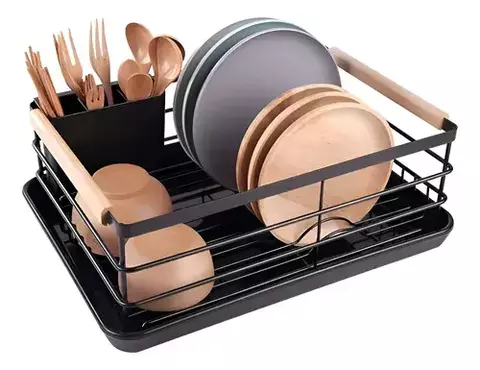 Secaplatos Bandeja Vajilla Organizador Cocina Escurridor Combinado Raitot